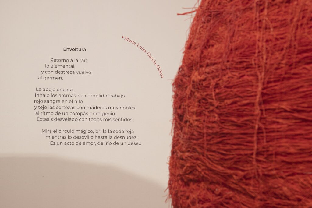 Laura Segura Gómez. Desenvuelto de la envoltura, 2021. Palacio de los Condes de Gabia, Diputación de Granada