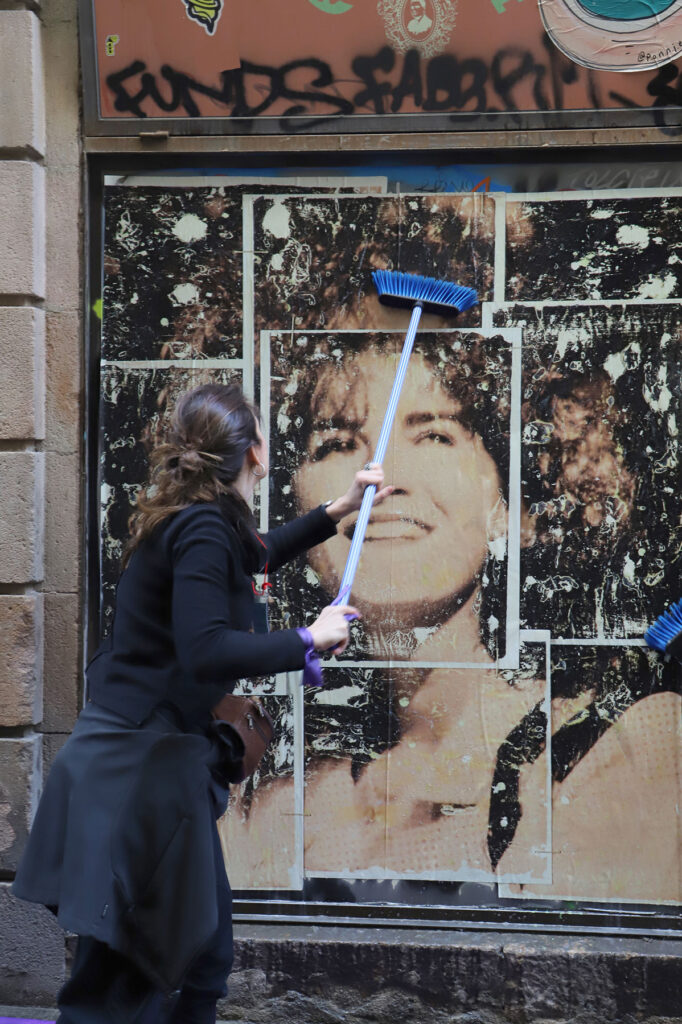 Marta Fábregas. Intervención en Ciutat Vella, marzo de 2020