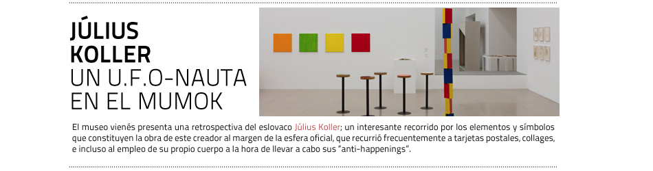 Retrospectiva de Julius Koller en el MUMOK de Viena