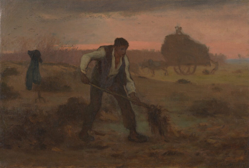 Jean-François Millet. Campesino esparciendo estiércol, 1851. Van Gogh Museum, Amsterdam