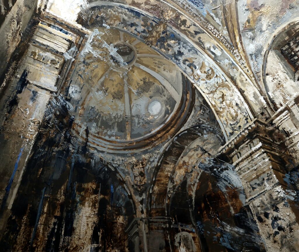 Aida Mauri Crusat. con Iglesia de Nuestra Señora de Los Remedios