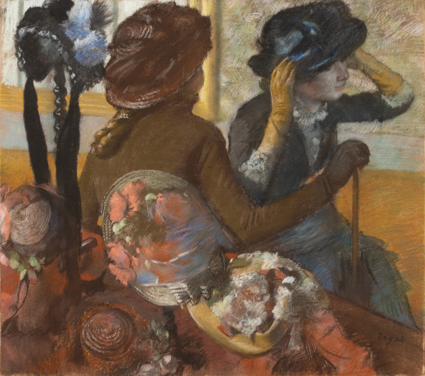 Edgar Degas. En la sombrerería, 1882. Museo Nacional Thyssen-Bornemisza