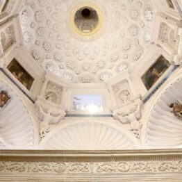 Hallan, en el Palacio Episcopal de Tarazona, dos frisos renacentistas ocultos