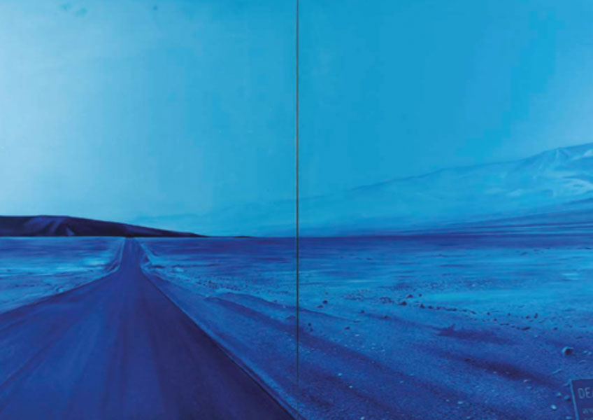 Jacques Monory. Death Valley n°1, 1974.