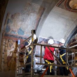 El MNAC incorpora fragmentos de pintura mural a sus conjuntos románicos de Sant Climent de Taüll, Sant Pere del Burgal y Sant Joan de Boí