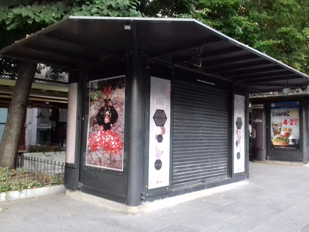 Kiosko granadino cuya programación artística gestiona el Centro José Guerrero