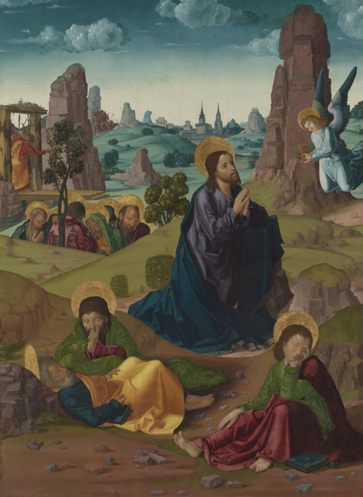 Paolo de San Leocadio. Oración en el huerto. Museo Nacional del Prado