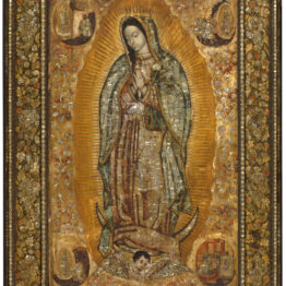 La Virgen de Guadalupe en enconchado, en depósito en el Prado