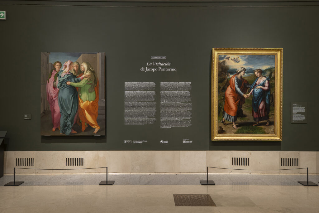 Imagen de La Visitación en las salas del Museo del Prado. Fotografía: © Museo Nacional del Prado.