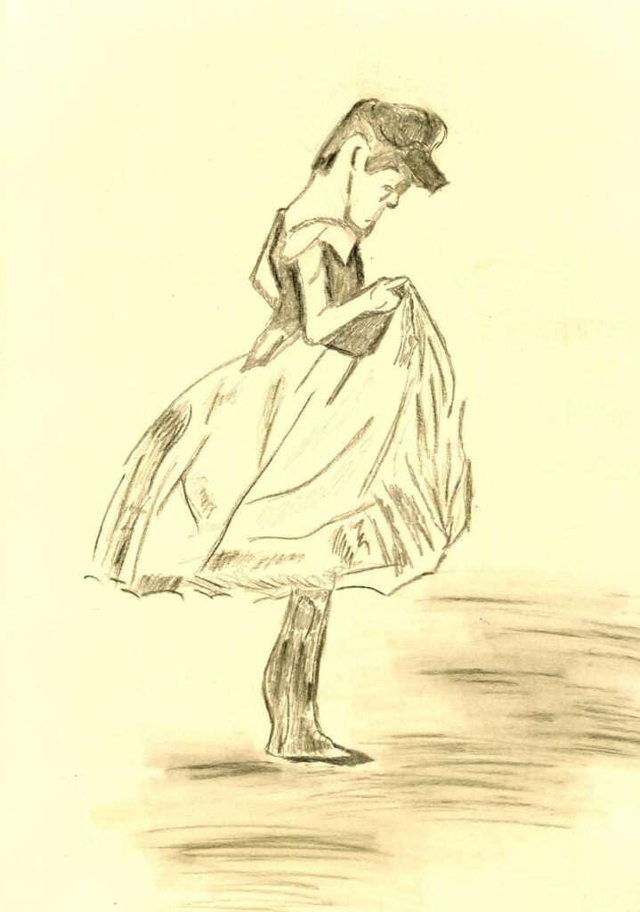 José Manuel Obispo. La joven del baile