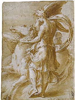 Parmigianino. Saturn and Philyra, c. 1531-35