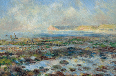 Pierre‐Auguste Renoir. Mare baja, Yport, 1883. Sterling and Francine Clark Art Institute, Williamstown, Massachusetts, USA