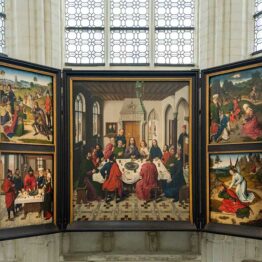 Dieric Bouts. Última Cena. Iglesia de San Pedro de Lovaina