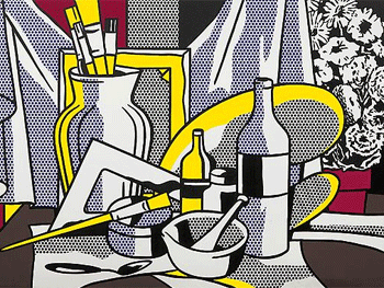 Roy Lichtenstein. Still Life with Palette, 1972