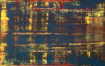 Gerhard Richter, River, 1995 - óleo sobre lienzo, tríptico, cada parte 200x320 cm