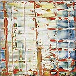 Gerhard Richter, Abstract picture, 1992 - óleo sobre plancha de aluminio, 100x100 cm