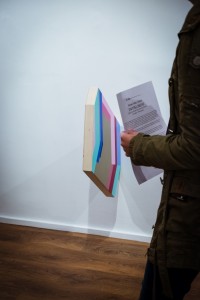 Exposición "Entre líneas", en la Galería La Isla, Madrid 2016