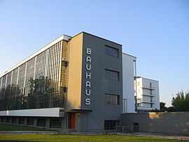 Sede de la escuela Bauhaus en Dessau