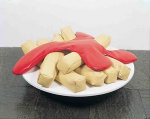 Claes Oldenburg. French Fries and Ketchup, 1963