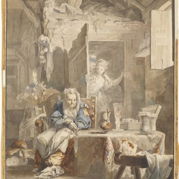 Luis Paret. La celestina y los enamorados, 1785. Museo Nacional del Prado