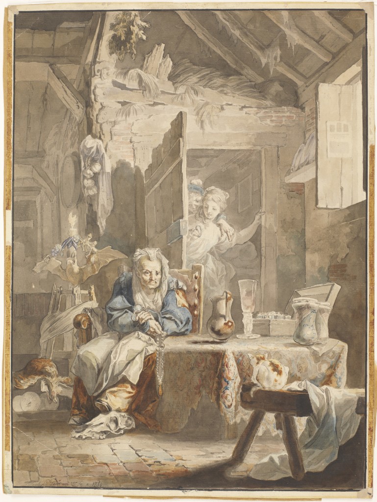 Luis Paret. La celestina y los enamorados, 1785. Museo Nacional del Prado