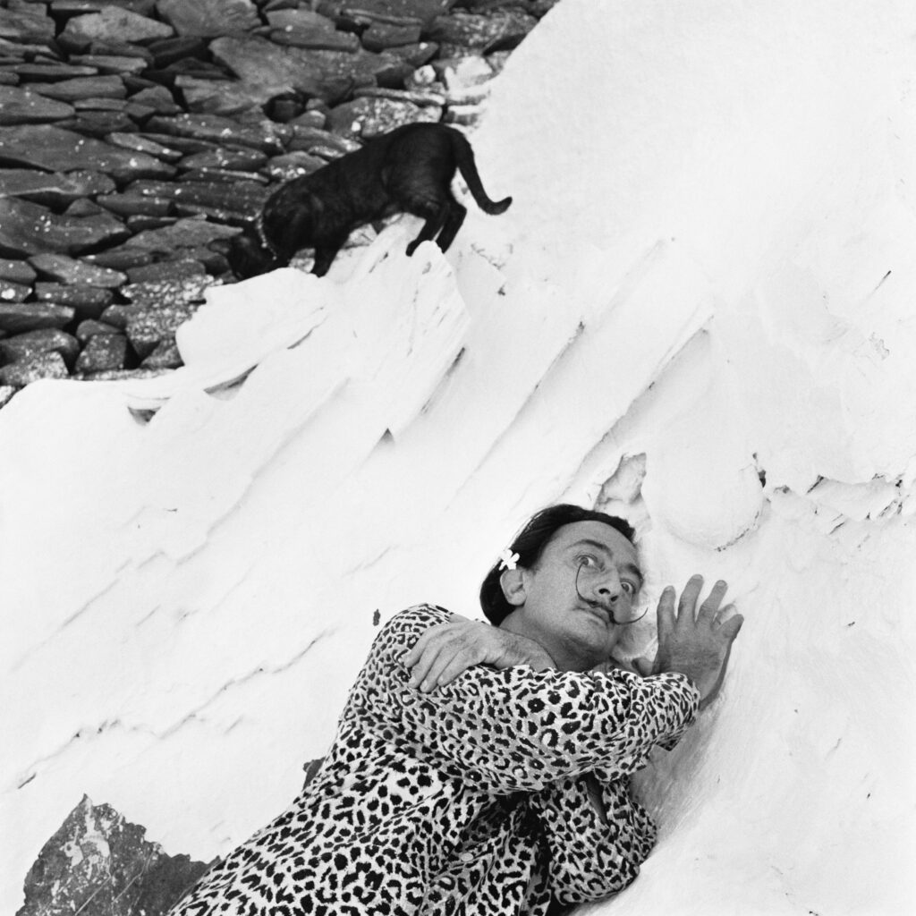 Agnès Varda. Salvador Dalí en Portlligat en el verano de 1955. Agnès Varda Estate