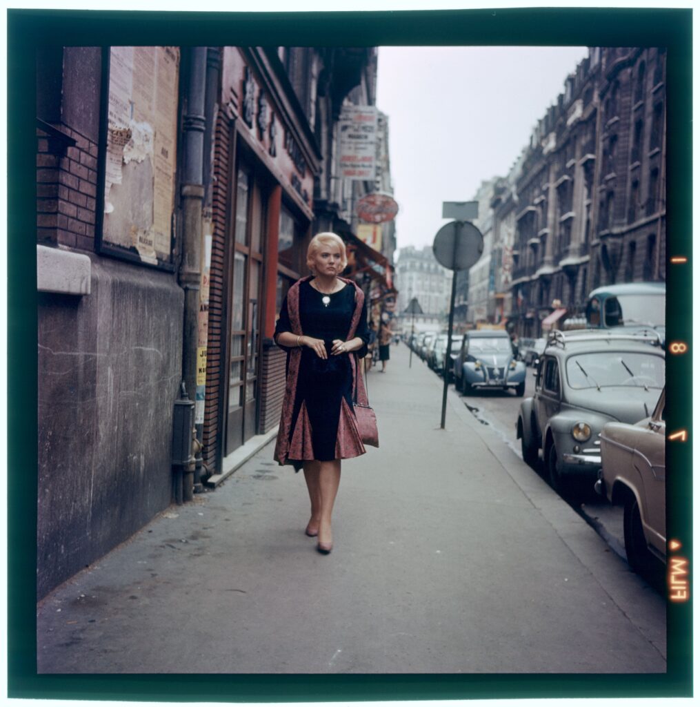 Agnès Varda. Fotografía del set de Cléo de 5 a 7, con Corinne Marchand, 1961. Ciné-Tamaris