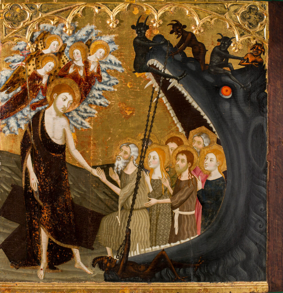 Pere Serra y Jaume Serra. Descenso a los infiernos, hacia 1381-1382. Museo de Zaragoza