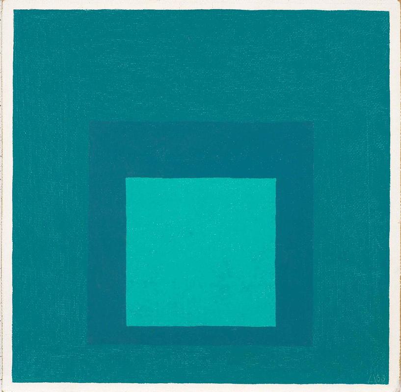 Josef Albers. Study for Homage to the Square, 1963