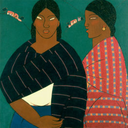 Carlos Mérida. Mujeres de Metepec, 1922. Lance Aaron Collection, San Antonio