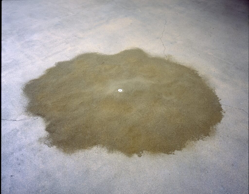 Giovanni Anselmo. Mientras la tierra se orienta (Mentre la terra si orienta), 1967/2007. Castello di Rivoli Museo d'Arte Contemporanea, Rivoli-Torino in comodato da Fondazione per l'Arte Moderna e Contemporanea CRT © Giovanni Anselmo, Bilbao 2025 Foto: Paolo Pellion