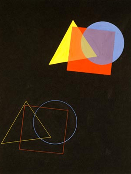 © Eugen Batz, The spatial effect of colours and forms, from Wassily Kandinsky's course at the Bauhaus Dessau, 1929. © VG Bild-Kunst, Bonn, Germany / DACS 2012