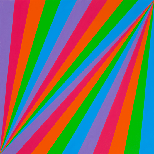 Max Bill. rhythmus in fünf farben, 1985