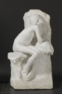 Miguel Blay. Niña desnuda (versión de Los primeros fríos), 1892