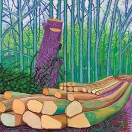 David Hockney. Felled Trees on Woldgate, 2008. Colección Würth