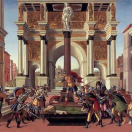 Botticelli. La historia de Lucrecia , 1496-1504. Isabella Stewart Gardner Museum, Boston