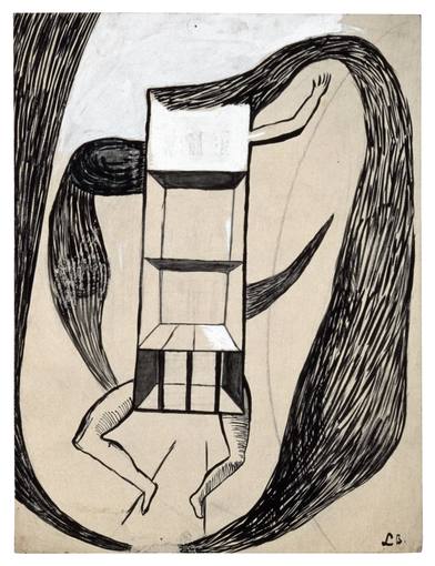 Louise Bourgeois. Femme-Maison, 1947. Colección Moderna Museet