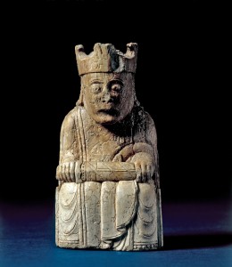 Rey del juego de ajedrez de Lewis, 1150-1200. © The Trustees of The British Museum (2016).