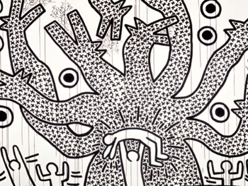 Keith Haring. Untitled, 1982. Colección Keith Haring Foundation. © Keith Haring Foundation