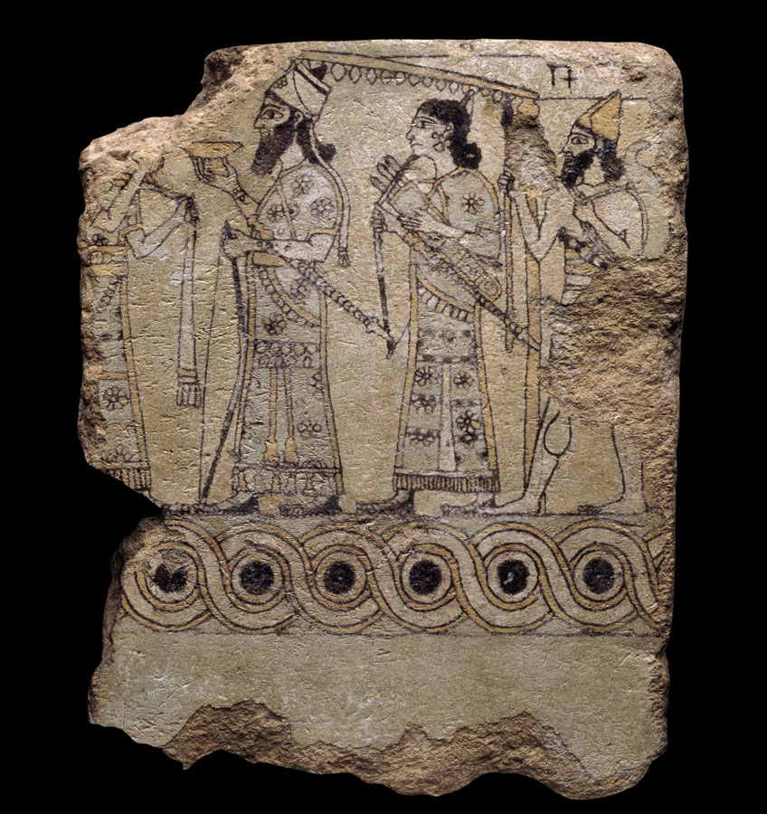 Azulejo asirio. Palacio noroeste, Nimrud (Irak). 845-850 a. C. © The Trustees of the British Museum.