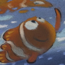 Ralph Eggleston. Dibujo de secuencia: excursión (Buscando a Nemo, 2003) © Disney/Pixar