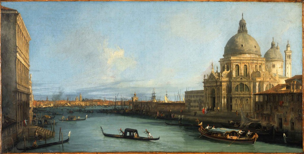 Canaletto. La iglesia de Santa Maria della Salute vista desde el Gran Canal de Venecia. Antes de 1730. © Volker-H. Schneider