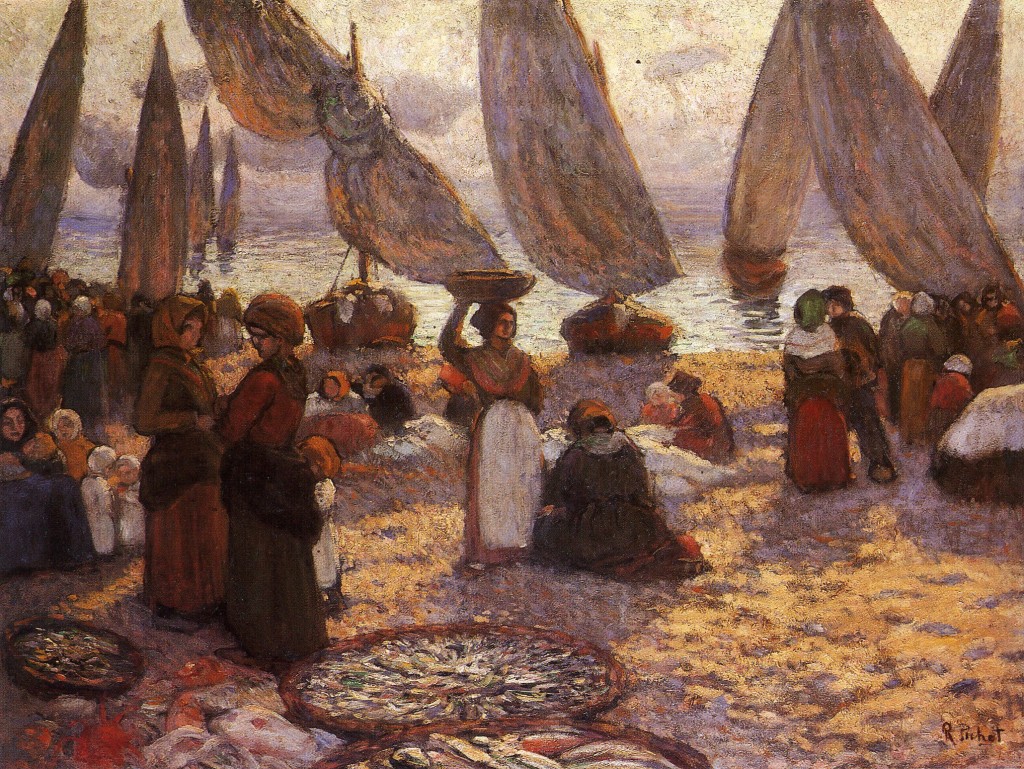 Ramón Pichot. Retorno de las barcas, hacia 1910. Artur Ramón Art