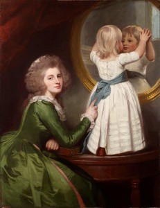 George Romney. Mrs. Russell and Son, 1786-1787. Colección Roger Seelig 