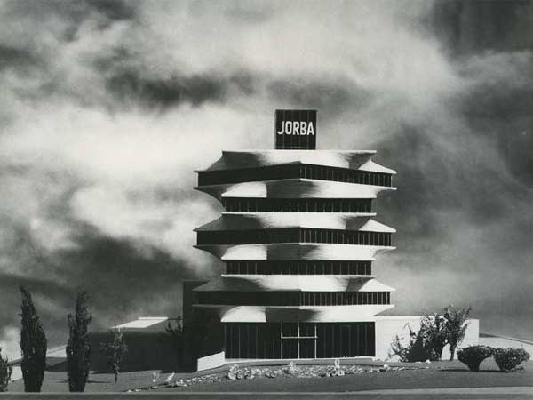 C. Jiménez. Sede de los Laboratorios JORBA, Madrid, 1965 — Miguel Fisac Serna. Copia de época — Fundación Fisac