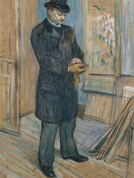 Henri Marie Raymond de Toulouse-Lautrec. Portrait of Dr. Henri Bourges, 1891