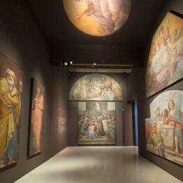 Los frescos que Carracci pintó para la capilla Herrera viajan al MNAC