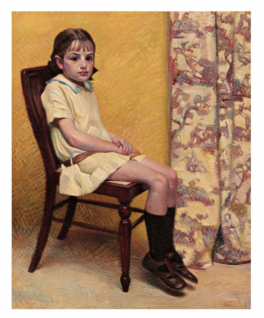 Feliu Elias. Retrato de Mariona Pagès Elias, 1916. lección Rosa Regàs