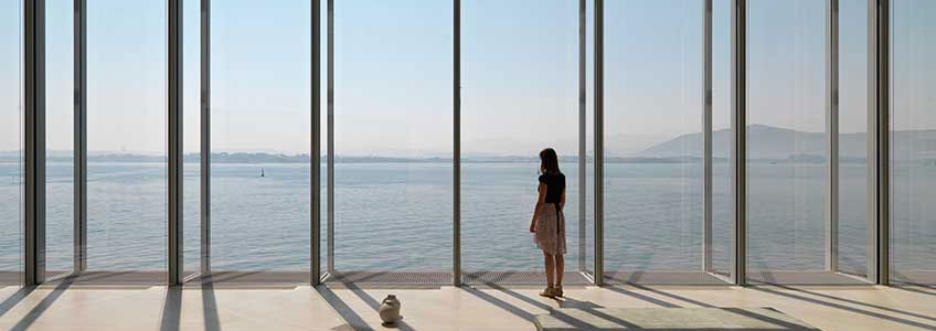 Sala del nuevo Centro Botín, obra de Renzo Piano