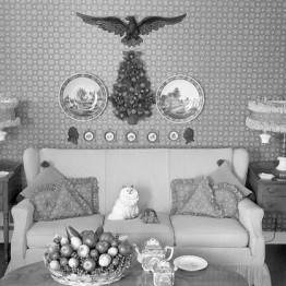 Lynne Cohen. Living Room, Racine, 1971